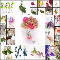 25 I Use Flowers & Veggies To Create Fashion Illustrations Bored Panda1