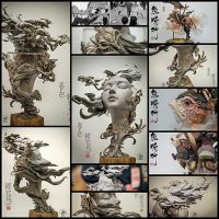 Surreal Bust Sculpture is 360 Degrees of Awe-Inspiring Detail