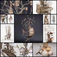 Magnificent Airship Made out of Cardboard – Design Swan