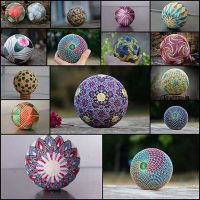 Crafter Creates Temari Balls Using Japanese Embroidery Techniques